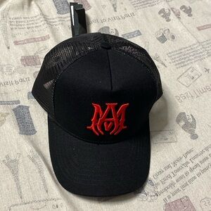 AMIRI Ma Trucker Hat Black